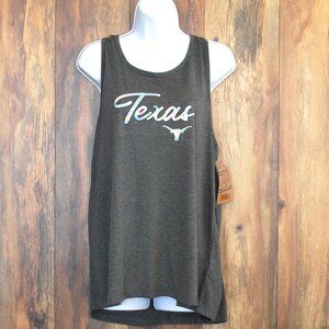 NWT Rivalry Threads Ladies Fashion Fit Gray Racer Back Tank L